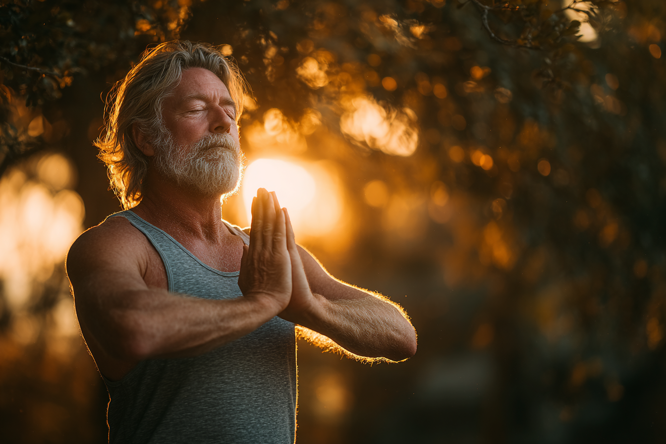 Інструктор допомагає учню виконати асану йоги